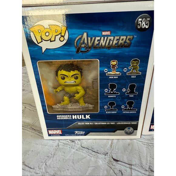Funko Pop Deluxe Marvel Avengers Assemble Figures Complete Set Of 6 NEW - Picture 10 of 15